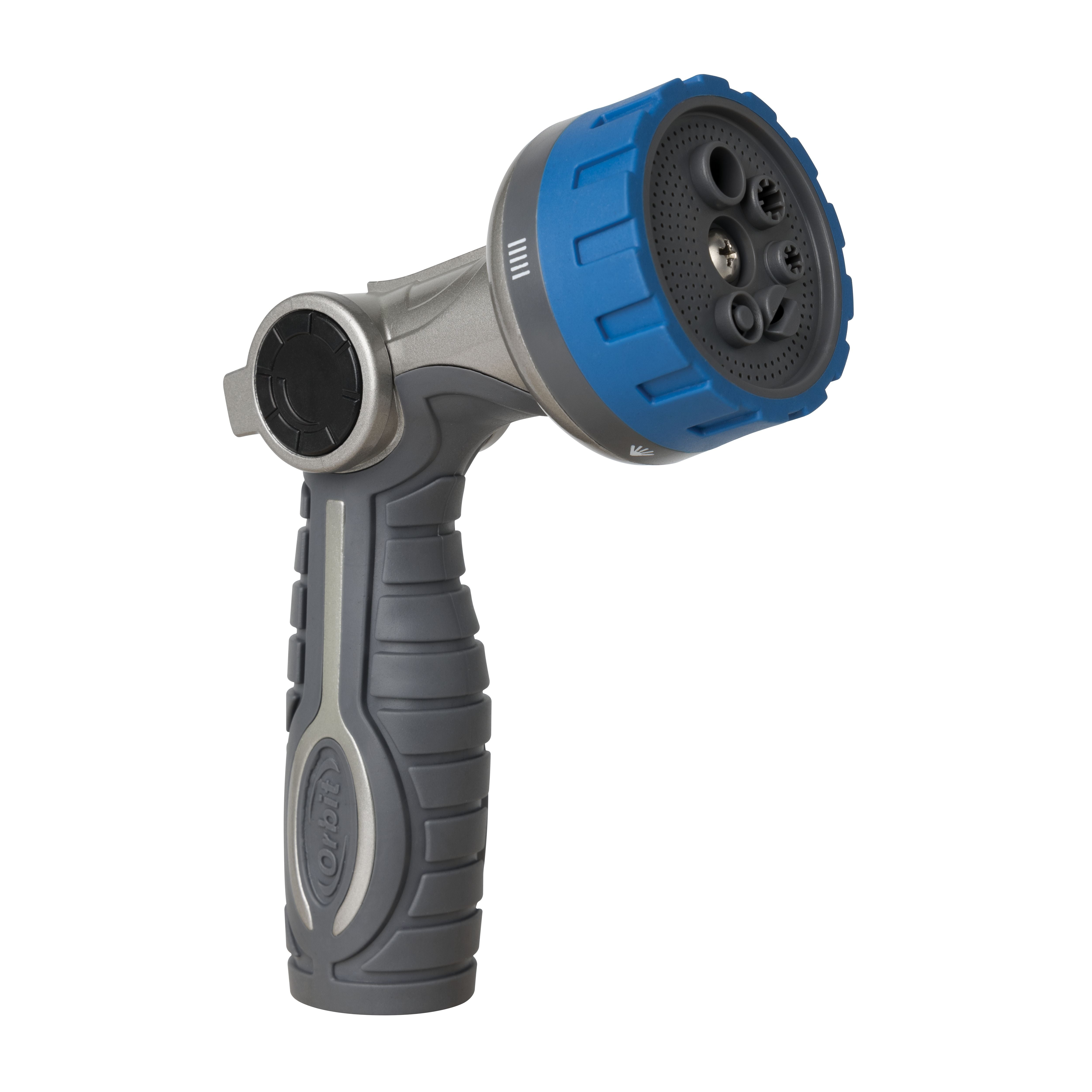 Orbit Heavy Duty 6-Pattern Metal Thumb Control Nozzle – OrbitOnline