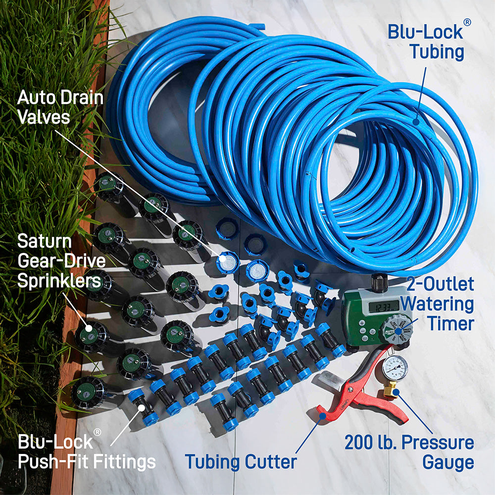 2 Zone All-In-One Sprinkler Kit