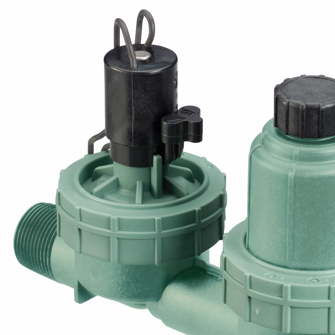 1-in. MPT 4-in-1 Drip Sprinkler Valve, Filter, Pressure Regulator, and Drip Irrigation Tubing Adapter