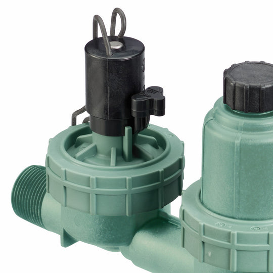 1-in. MPT 4-in-1 Drip Sprinkler Valve, Filter, Pressure Regulator, and Drip Irrigation Tubing Adapter