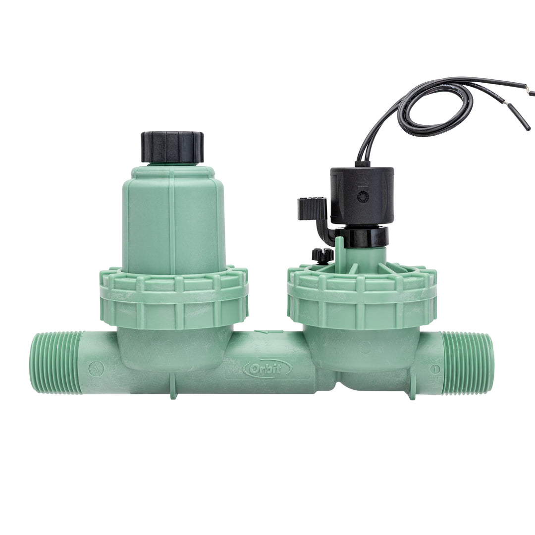 1-in. MPT 4-in-1 Drip Sprinkler Valve, Filter, Pressure Regulator, and Drip Irrigation Tubing Adapter