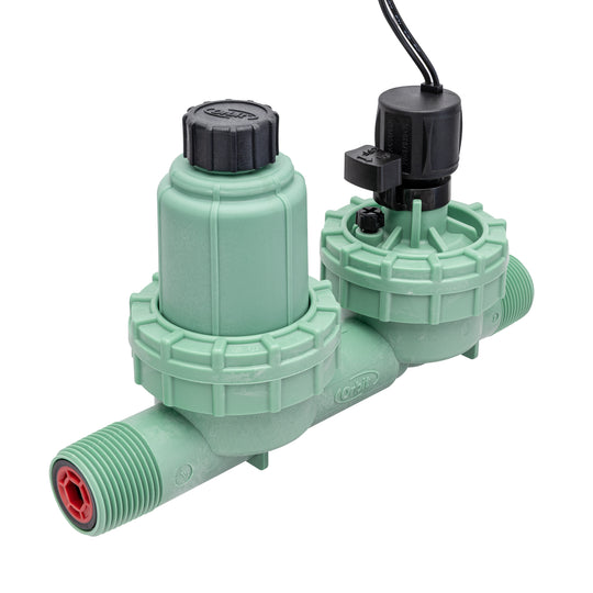 1-in. MPT 4-in-1 Drip Sprinkler Valve, Filter, Pressure Regulator, and Drip Irrigation Tubing Adapter