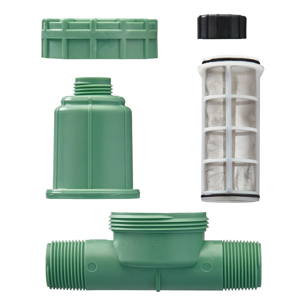 1-in. MPT 3-in-1 Drip Filter, Pressure Regulator, and Drip Tubing Adapter