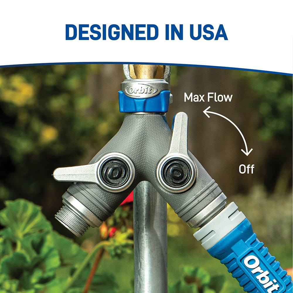 Orbit XL 2-Way Garden Hose Splitter