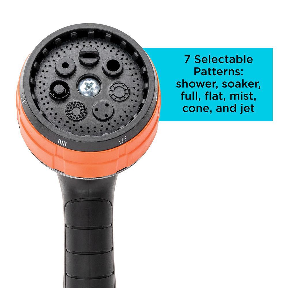 BLACK+DECKER® Dial 7 Pattern Rear Trigger Hose Nozzle