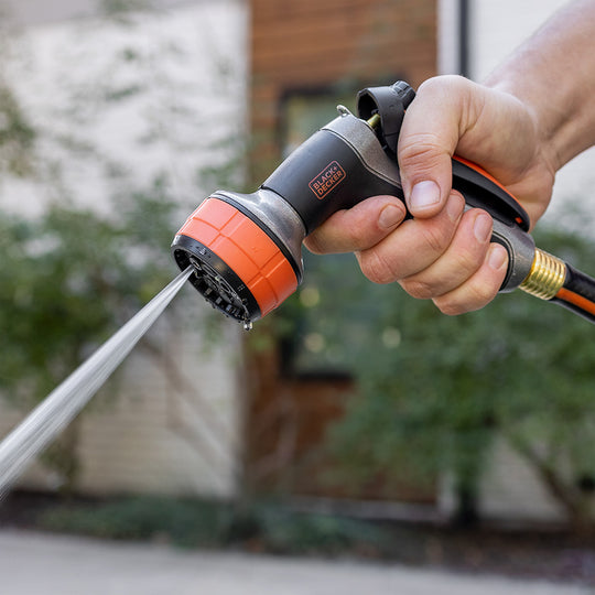 BLACK+DECKER® Dial 7 Pattern Rear Trigger Hose Nozzle