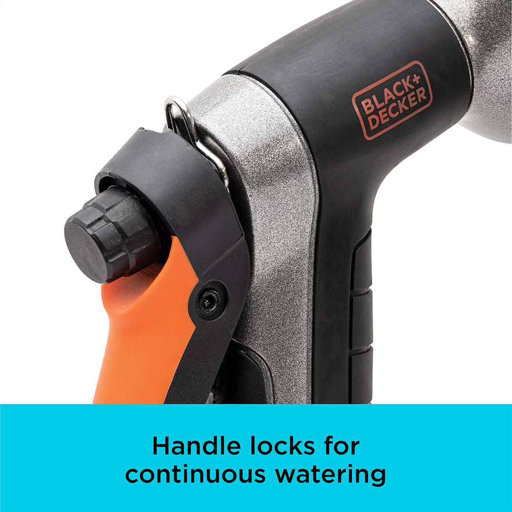 BLACK+DECKER® Dial 7 Pattern Rear Trigger Hose Nozzle