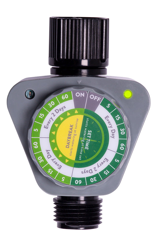 62045 - Orbit 1-Outlet Programmable Daybreak Hose Watering Timer allows you to water using the sunrise or Set Time to water at a specified time. 