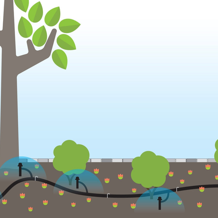 Drip Irrigation for Trees and Shrubs