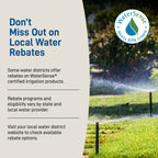 Temporizador de riego inteligente para grifo de manguera de 4 salidas B-hyve XD con hub inteligente B-hyve de 2.ª generación | 24639