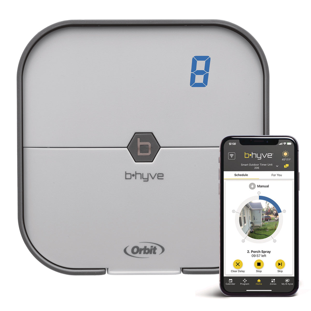 Controlador de riego inteligente para interiores B-hyve de 8 zonas | 57925