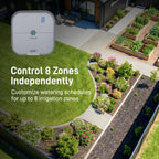 Controlador de riego inteligente para interiores B-hyve de 8 zonas | 57925