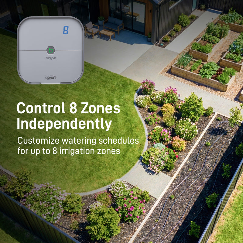 Orbit 57925 B-hyve 8-Zone Smart Indoor Sprinkler Controller