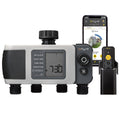 Temporizador de riego inteligente para grifo de manguera de 4 salidas B-hyve XD con hub inteligente B-hyve de 2.ª generación | 24639