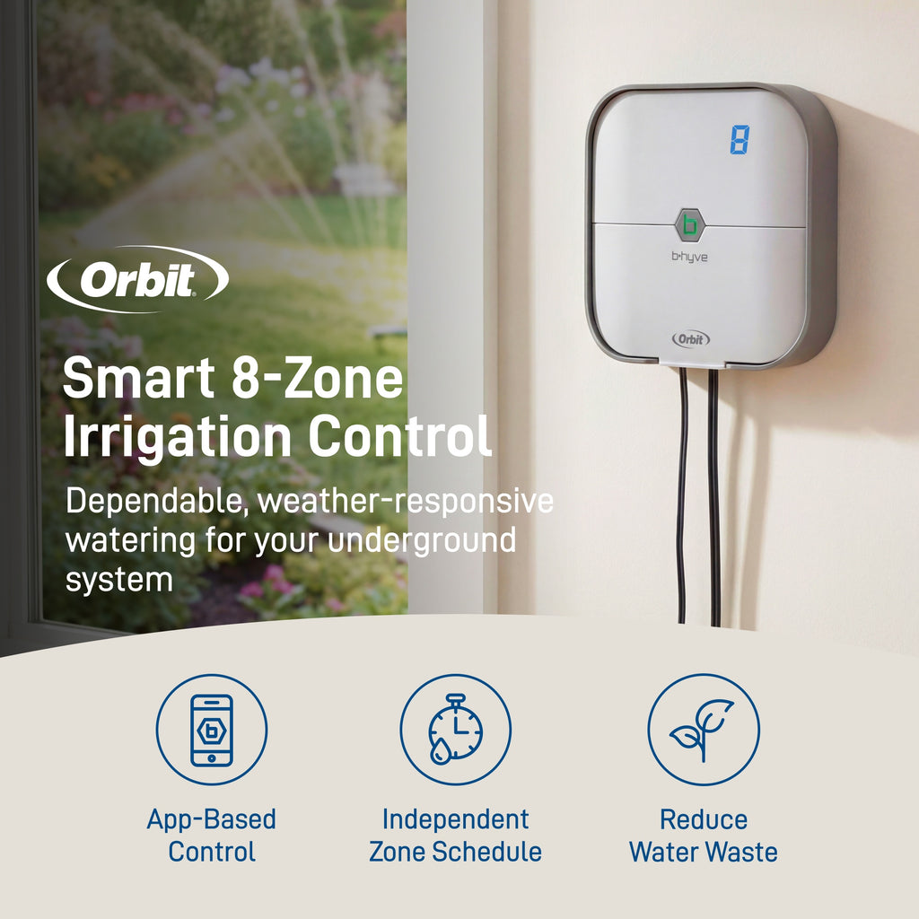Controlador de riego inteligente para interiores B-hyve de 8 zonas | 57925