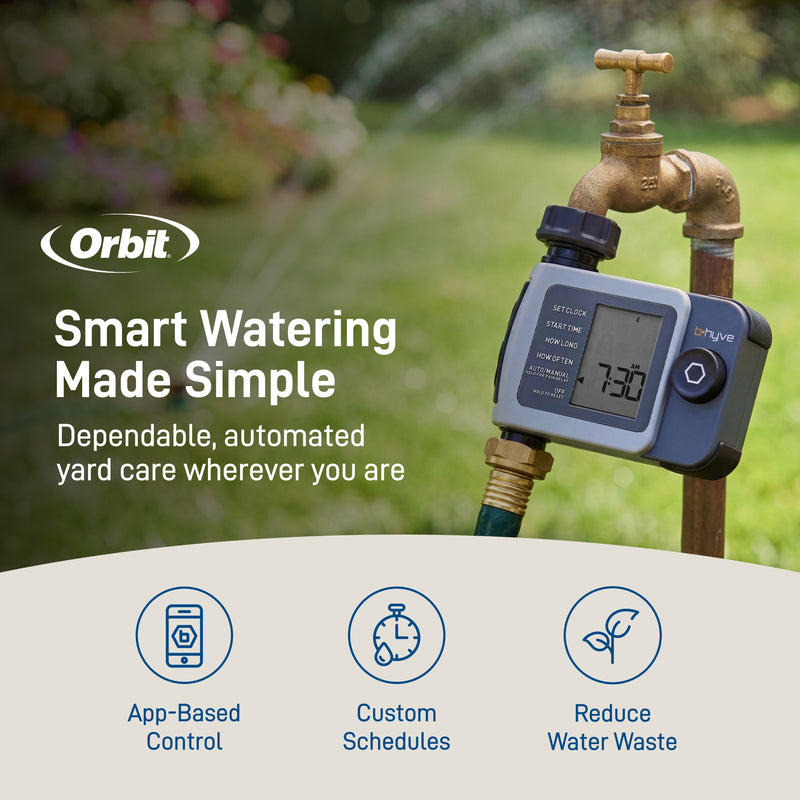 B-hyve XD 1-Outlet Bluetooth Hose Faucet Sprinkler Timer | 24511