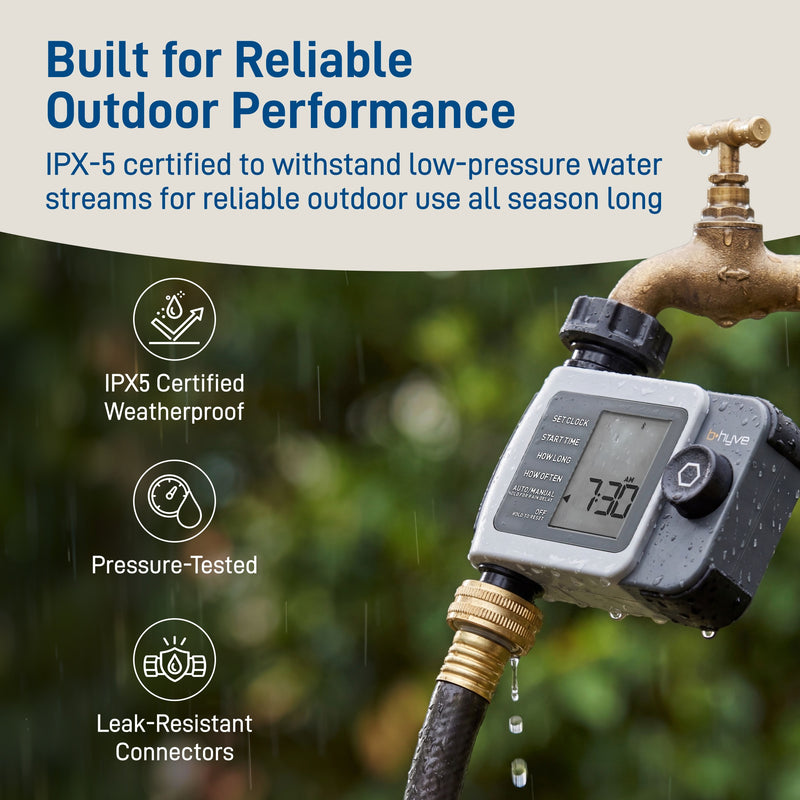B-hyve XD 1-Outlet Bluetooth Hose Faucet Sprinkler Timer | 24511