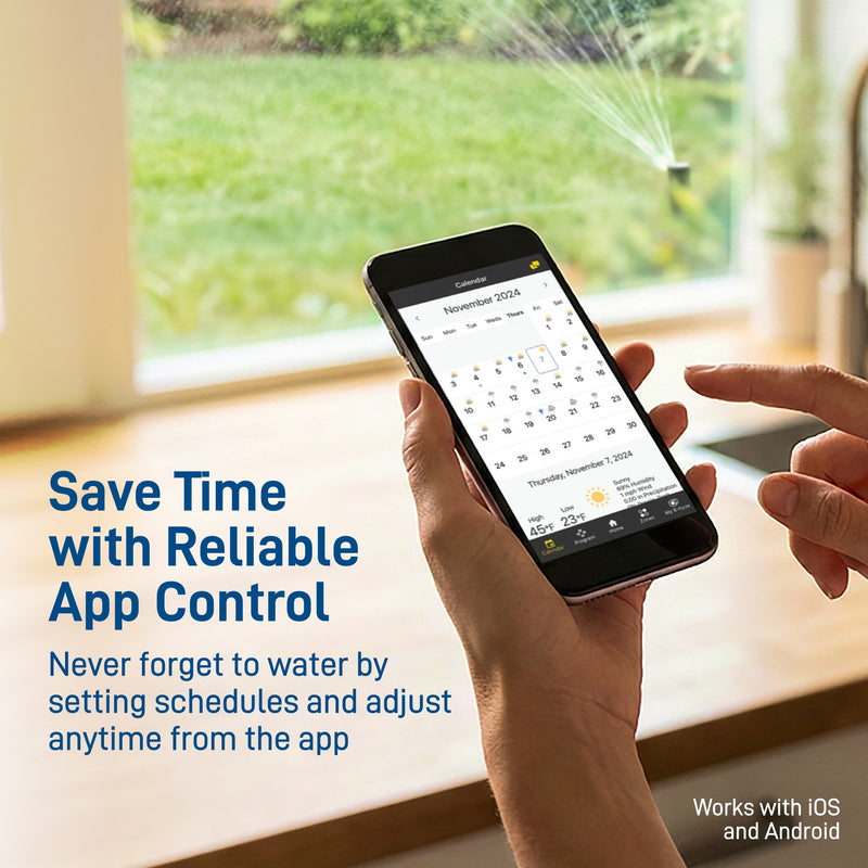 B-hyve XD 1-Outlet Smart Hose Faucet Sprinkler Timer with B-hyve Smart Gen 2 Hub | 24516
