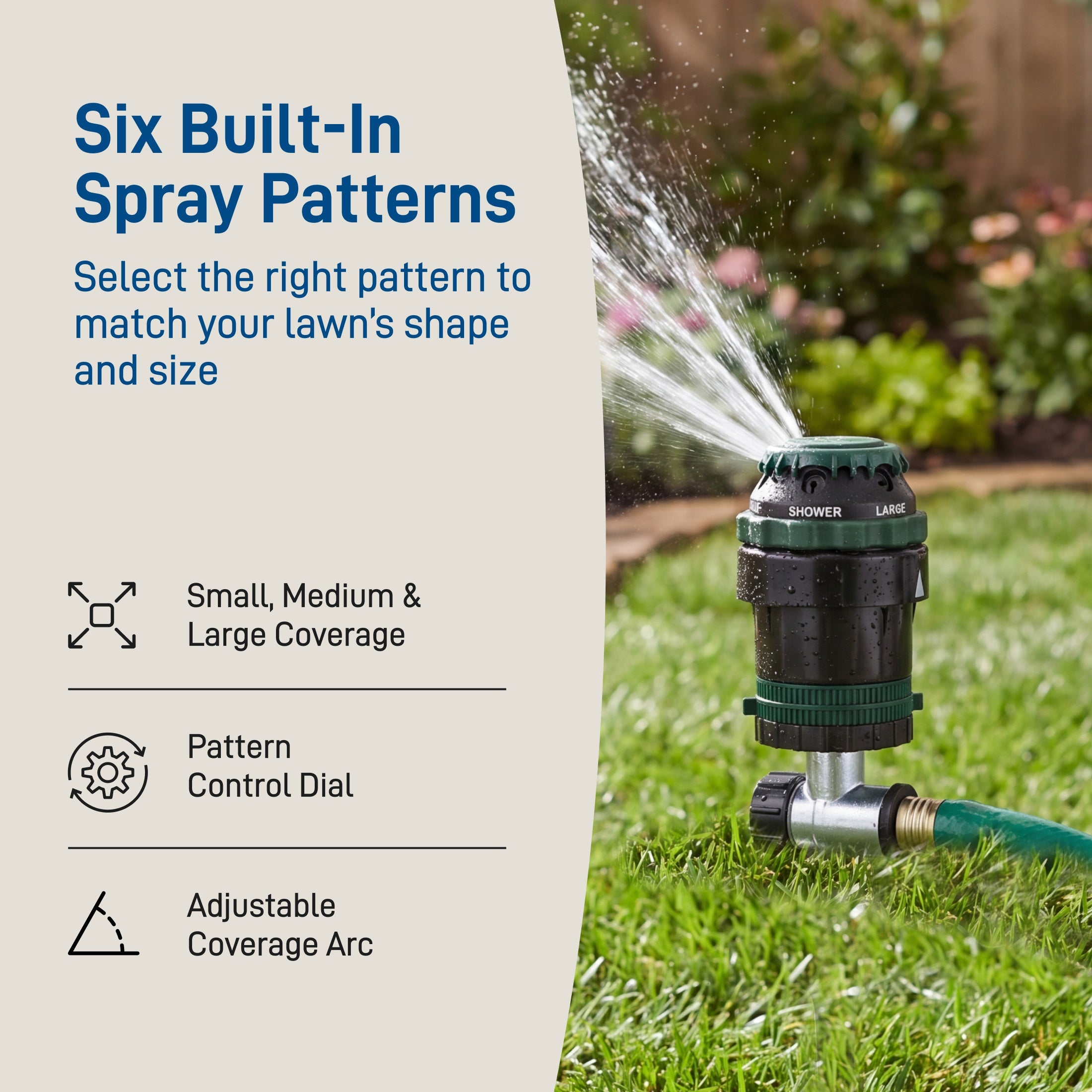H2O-Six® Gear Drive Sprinkler Head on Spike — Orbit