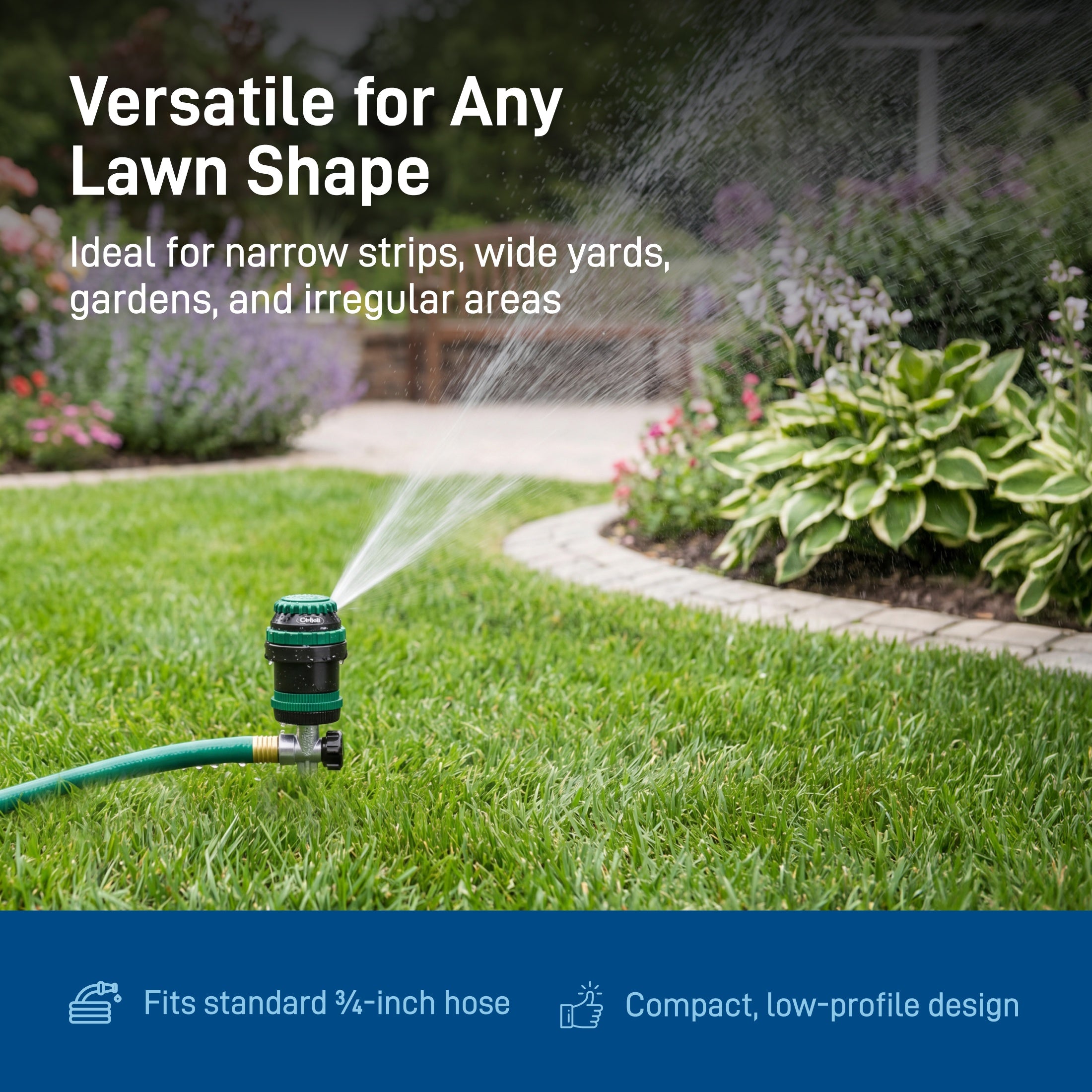 H2O-Six® Gear Drive Sprinkler Head on Spike — Orbit