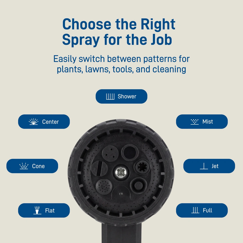 Pro Flo 7-Pattern Watering Nozzle with D-grip and Thumb Control | 58993