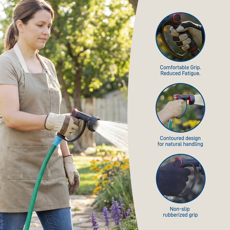 Pro Flo 7-Pattern Watering Nozzle with D-grip and Thumb Control | 58993