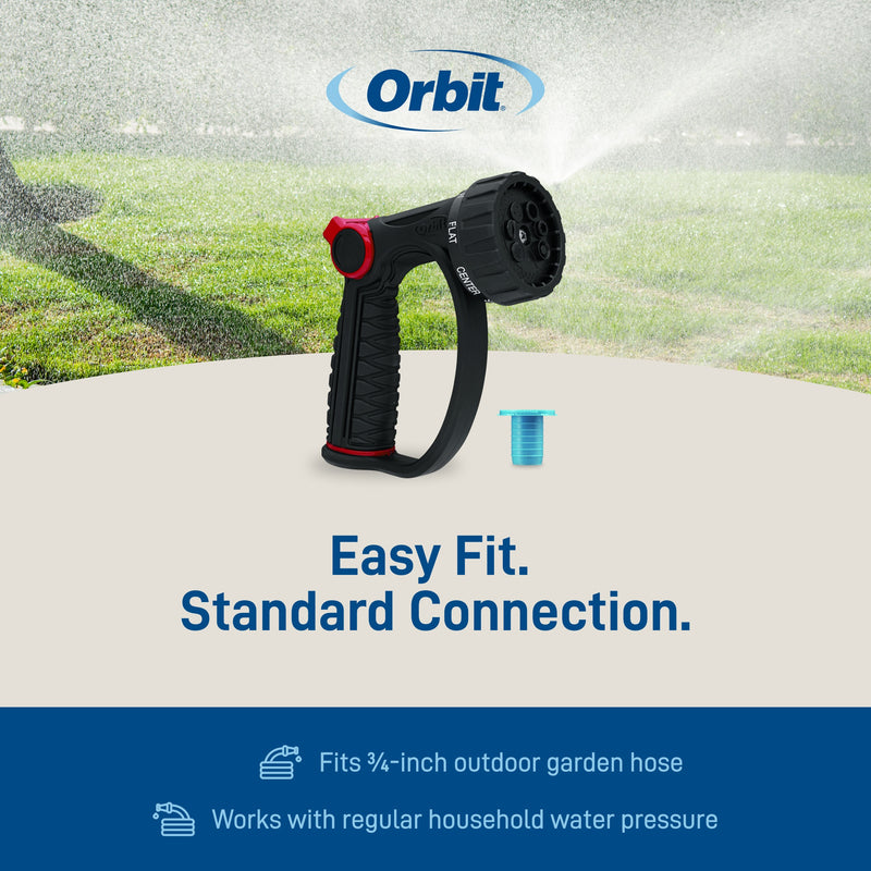 Pro Flo 7-Pattern Watering Nozzle with D-grip and Thumb Control | 58993