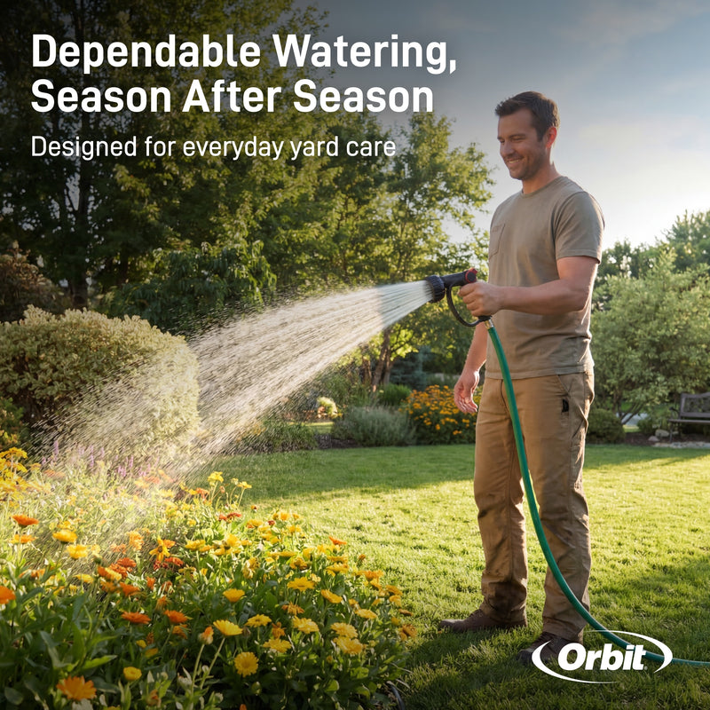 Pro Flo 7-Pattern Watering Nozzle with D-grip and Thumb Control | 58993