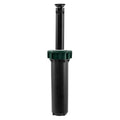Aspersor emergente profesional de 4" con tapa reforzada y regulador de presión, incluye boquilla de patrón ajustable de 15' | 80308