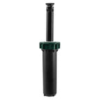 Aspersor emergente profesional de 4" con tapa reforzada y regulador de presión, incluye boquilla de patrón ajustable de 15' | 80308