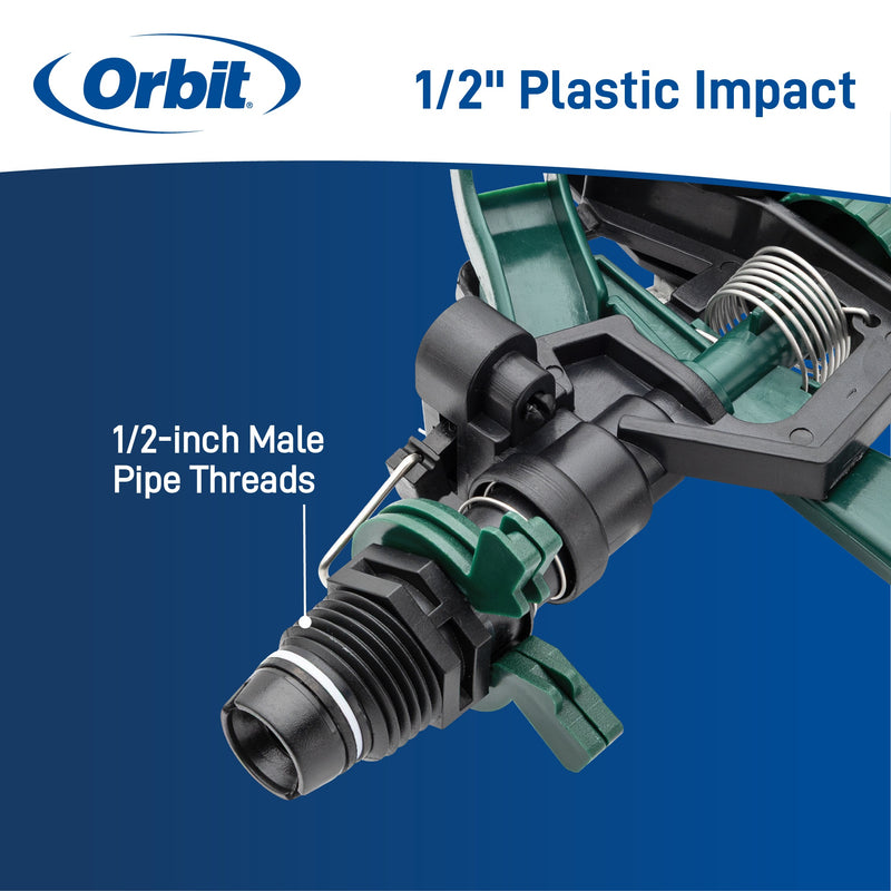 1/2" Plastic Impact Sprinkler Head | 55018