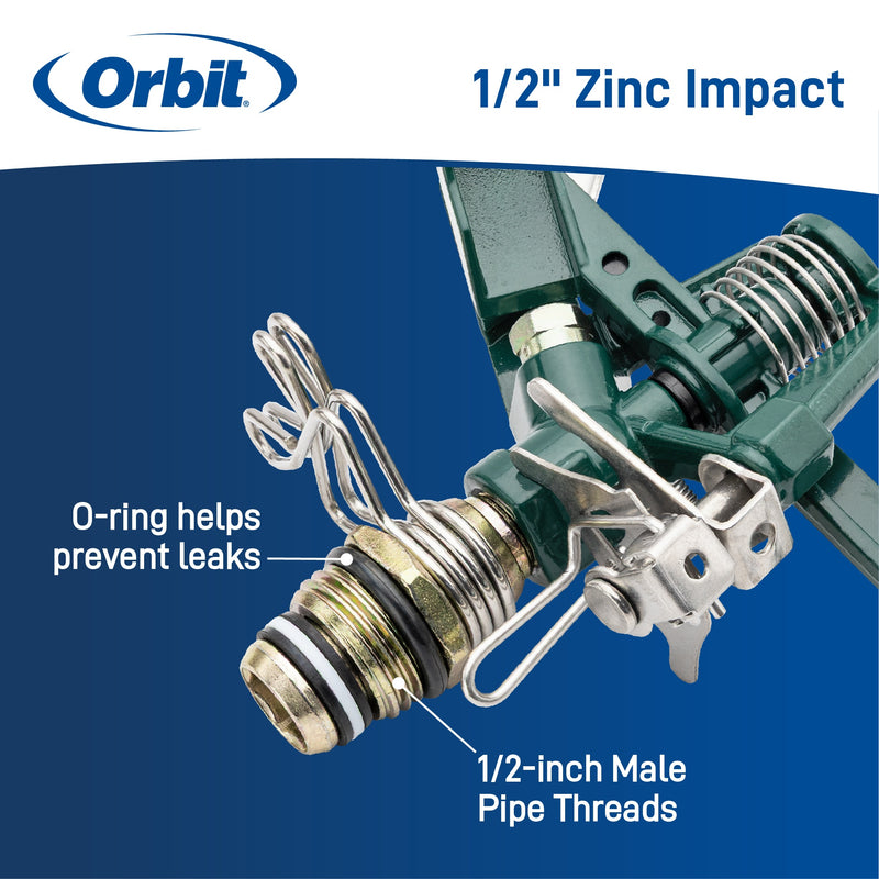 1/2" Zinc Impact Sprinkler Head | 55015