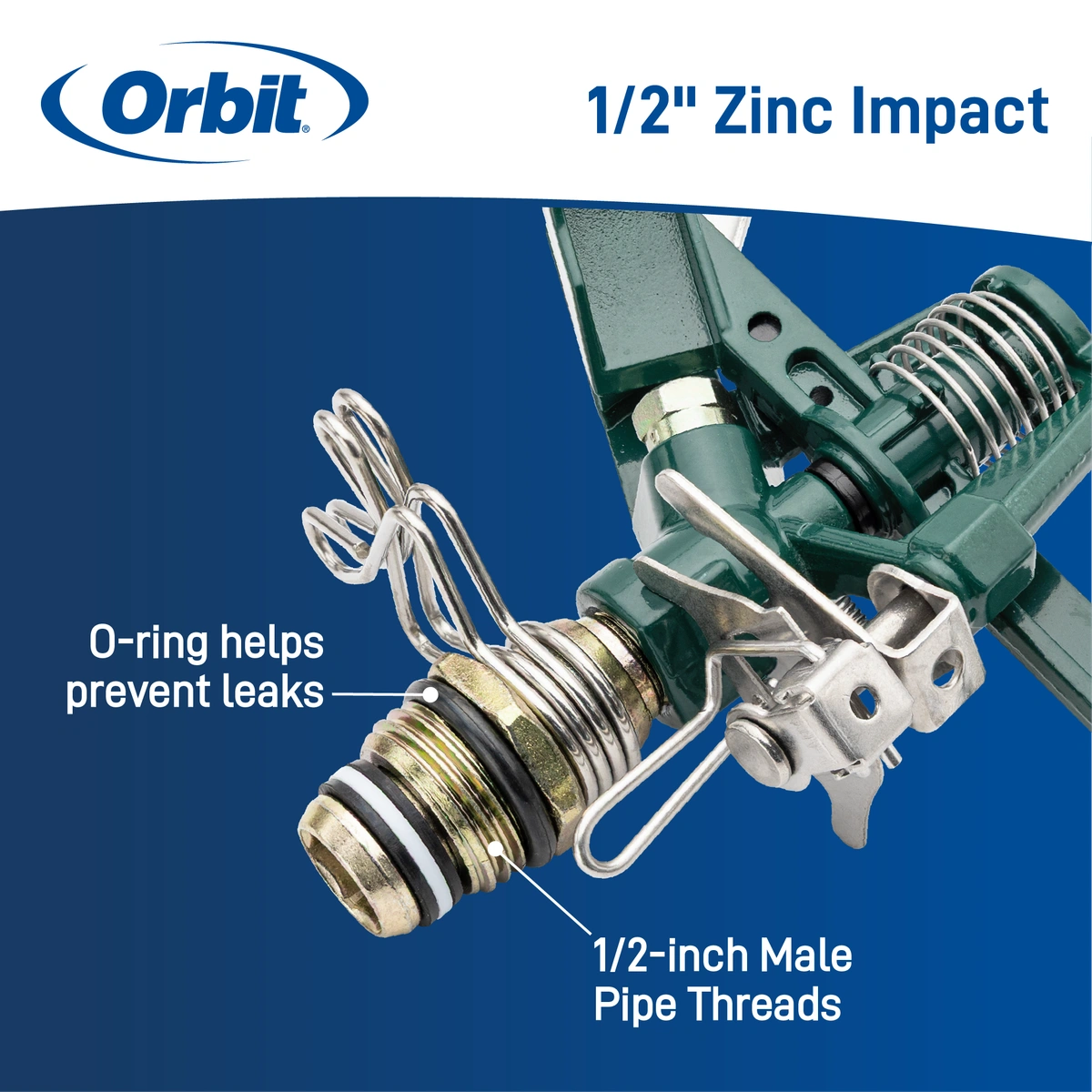 Pro Series Impact Sprinkler with Metal Sled Base 28682