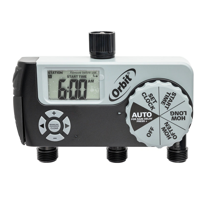 3 Outlet (1 Manual/2 Digital) Hose Faucet Timer | 56233D