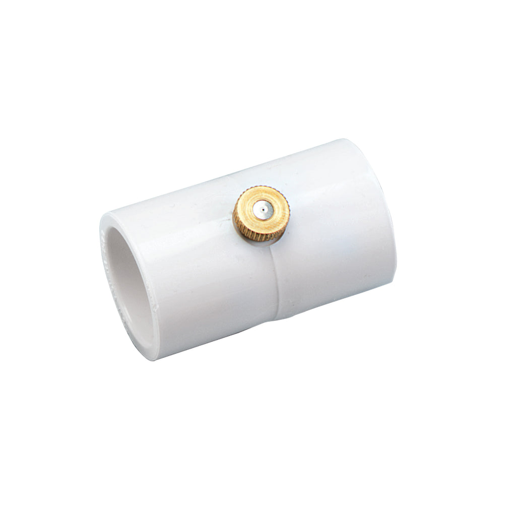 Acoplamiento de PVC de 1/2" con boquilla de nebulización, paquete de 5 unidades 10112