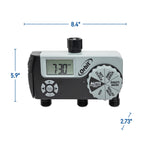 Temporizador de grifo para manguera de 3 salidas (1 manual/2 digitales) | 56233D