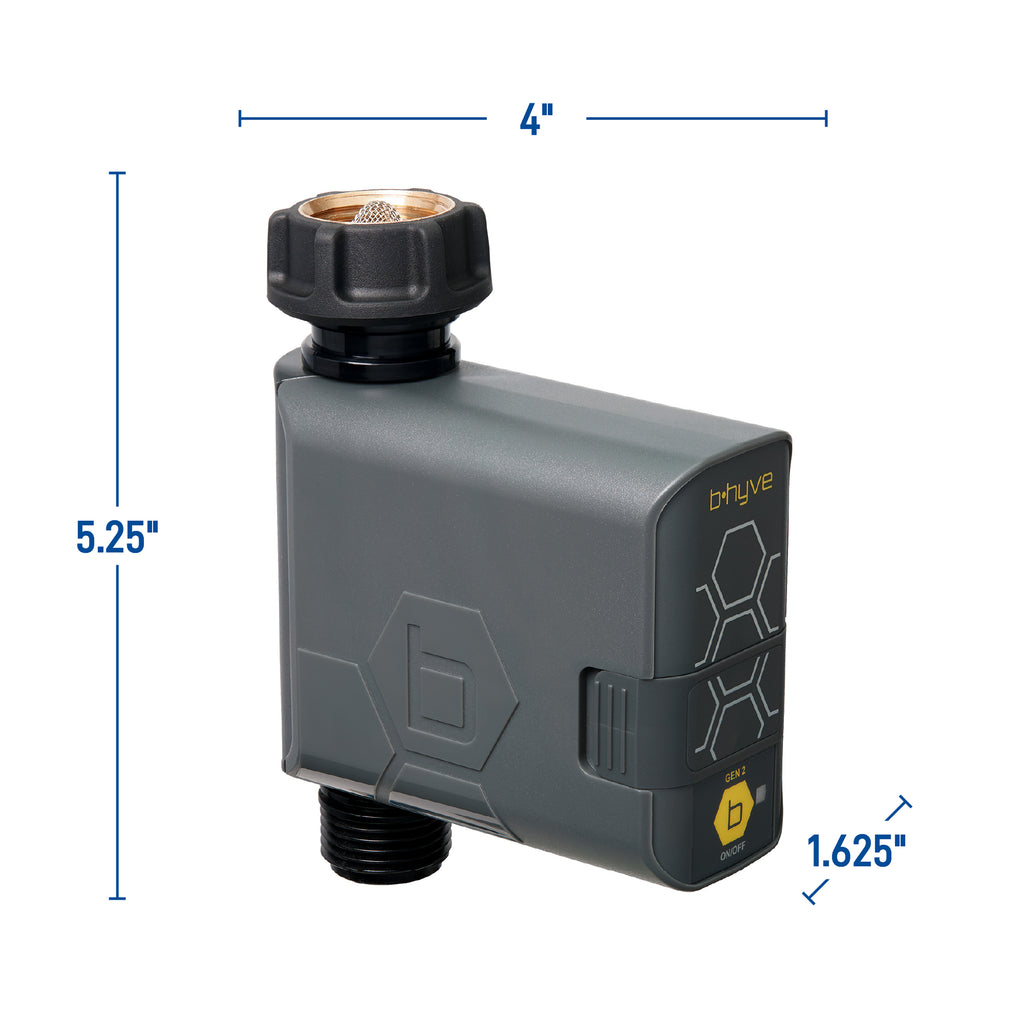 Temporizador de grifo de manguera de 1 salida con Bluetooth B-hyve | Embalaje comercial | 21205