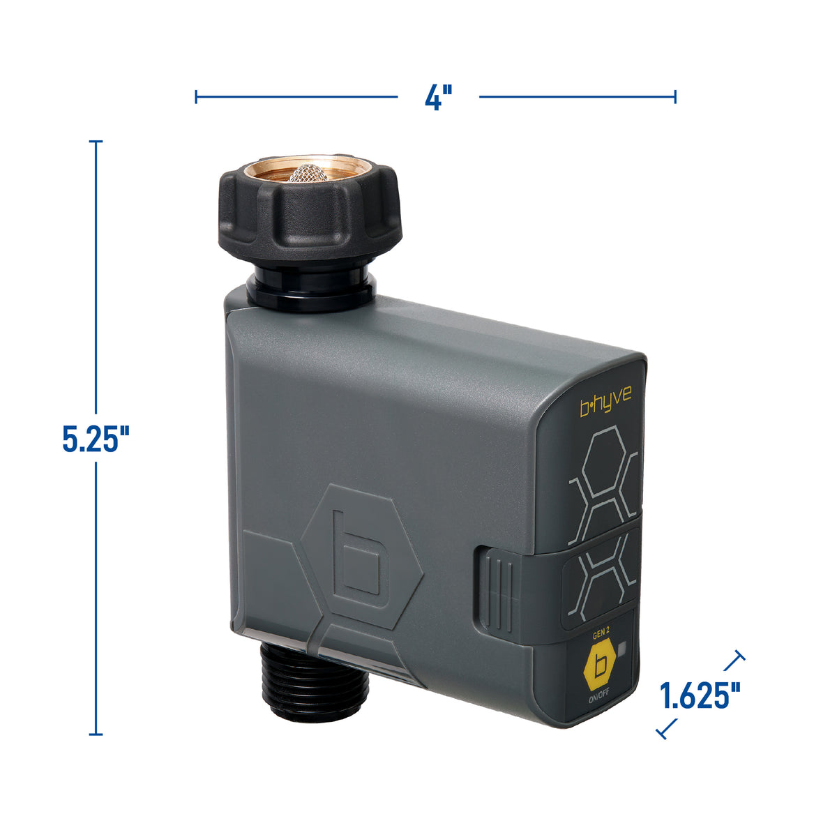 Temporizador de grifo de manguera de 1 salida con Bluetooth B-hyve | Embalaje comercial | 21205