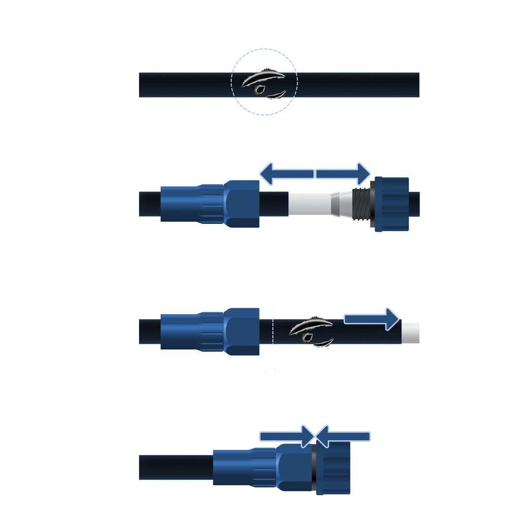 Manguera extensible de 30.5 m x 1.6 cm; Orbit Aeroflex 22129