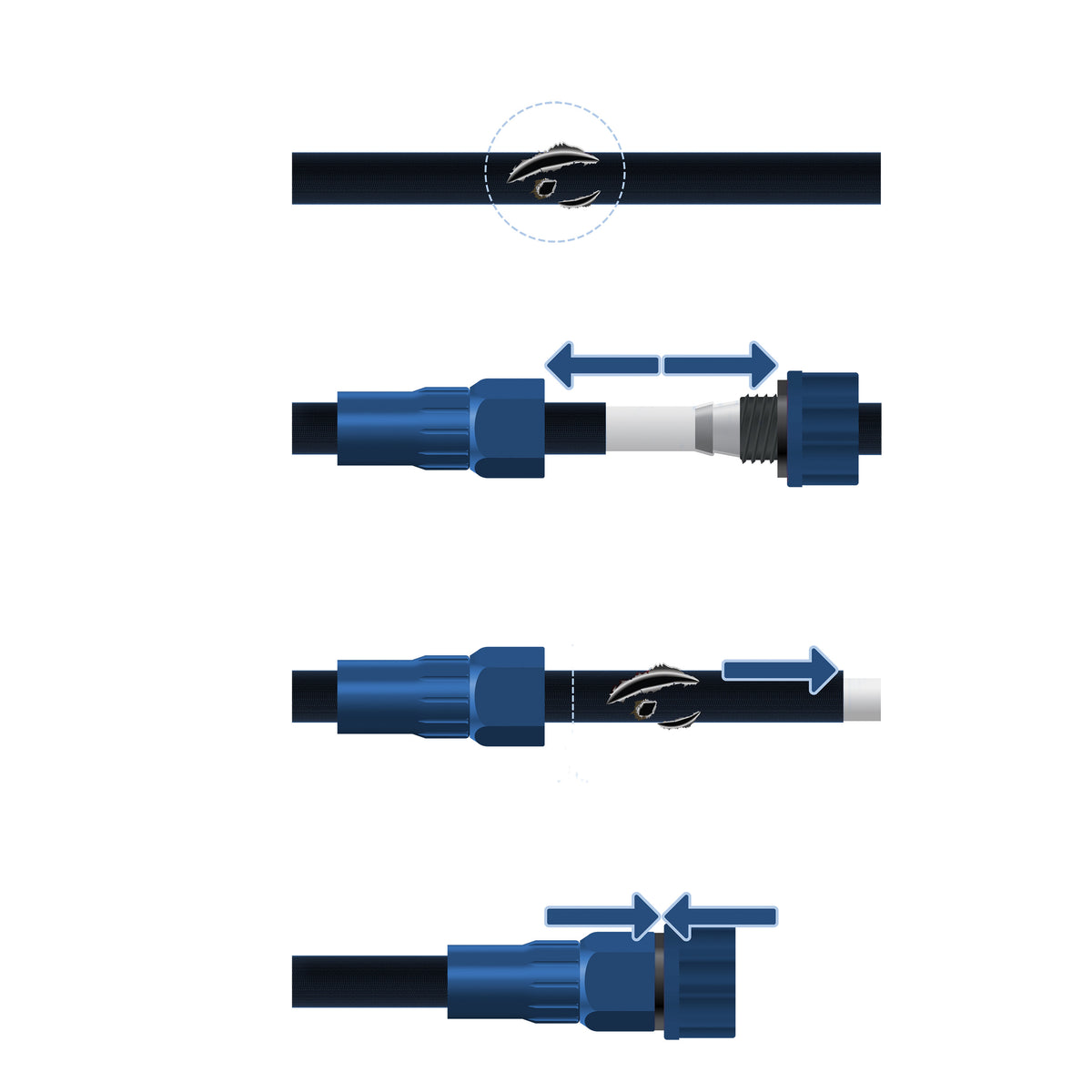 Manguera extensible de 30.5 m x 1.6 cm; Orbit Aeroflex 22129