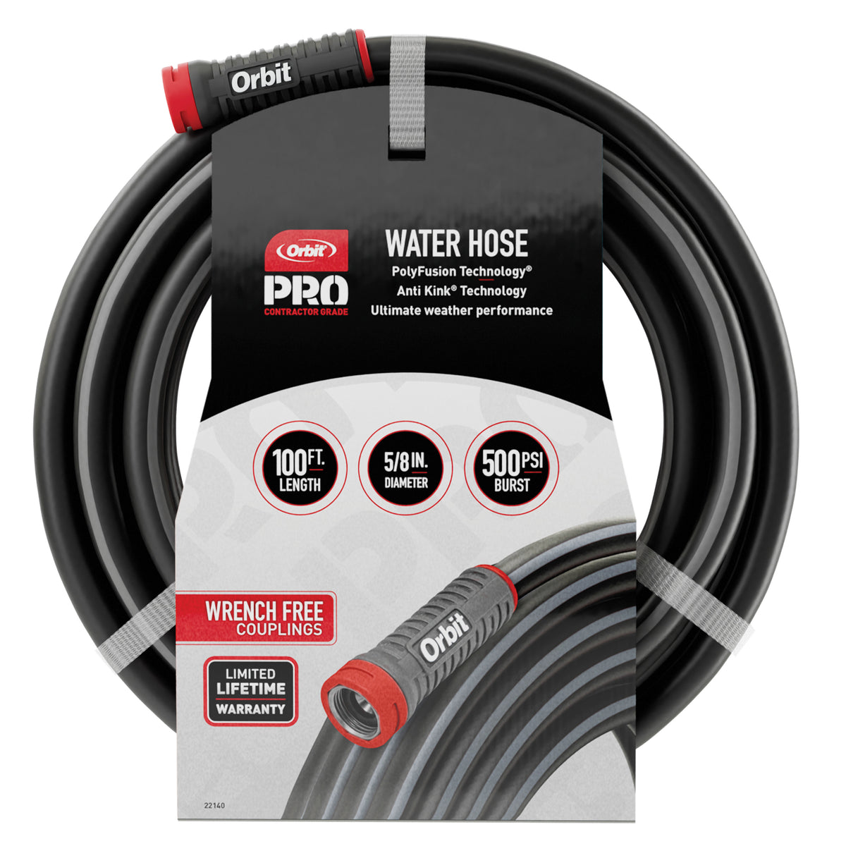 Manguera de polifusión Orbit Pro de 30,48 m x 15,88 mm | 22140