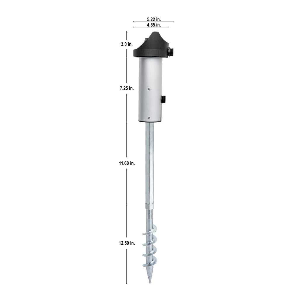 Soporte de pincho para carrete de manguera retráctil 22544
