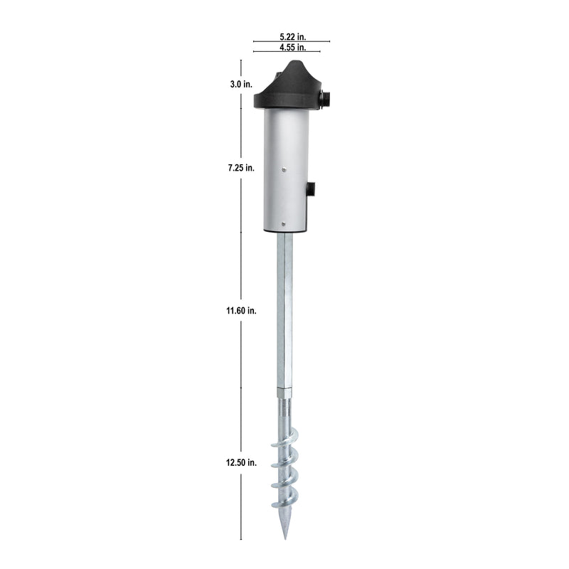 Retractable Hose Reel Ground Spike Mount 22544