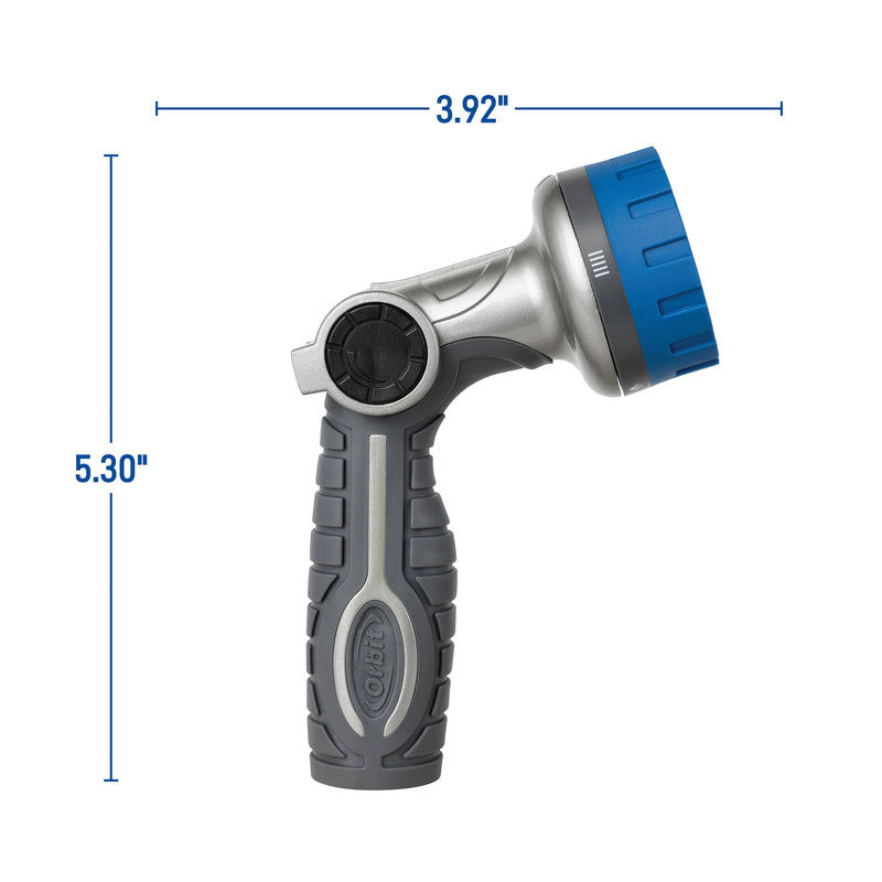 Heavy Duty 6-Pattern Zinc Thumb Control Nozzle 26480