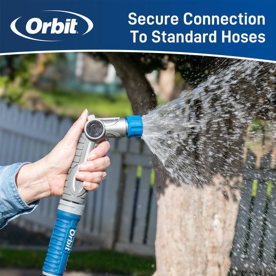Orbit Adjustable Heavy-Duty Metal Thumb Control Nozzle