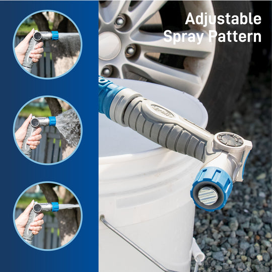 Orbit Adjustable Heavy-Duty Metal Thumb Control Nozzle