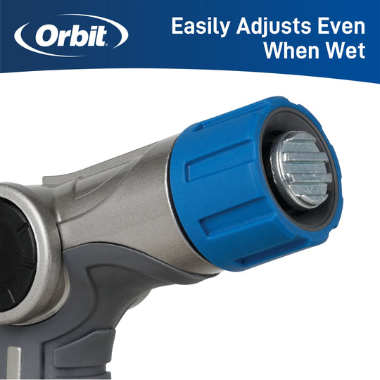 Orbit Adjustable Heavy-Duty Metal Thumb Control Nozzle