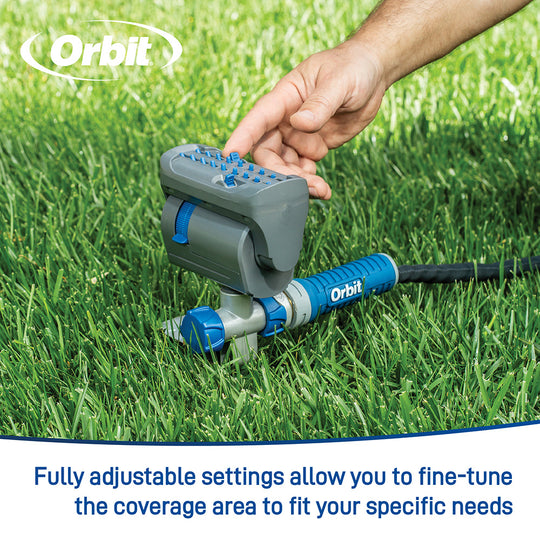 Compact Oscillating Sprinkler on Metal Spike - 4,000 Sq Ft