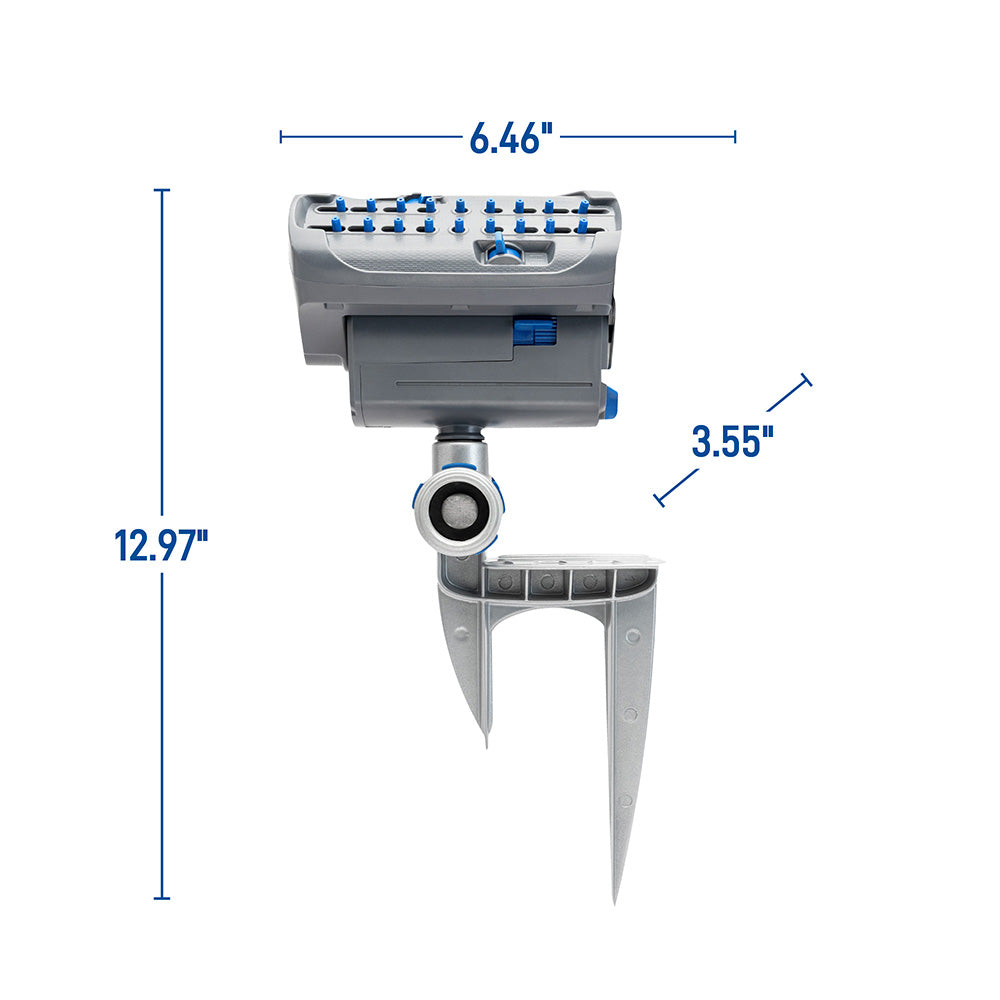 Compact Oscillating Sprinkler on Metal Spike - 4,000 Sq Ft