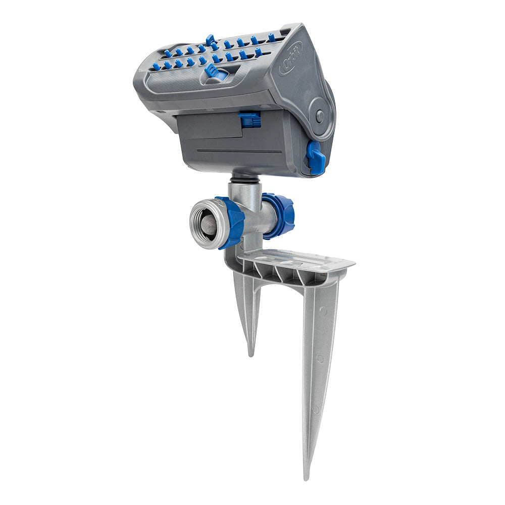 Aspersor oscilante elevado Orbit de 4000 pies cuadrados con estaca 26903